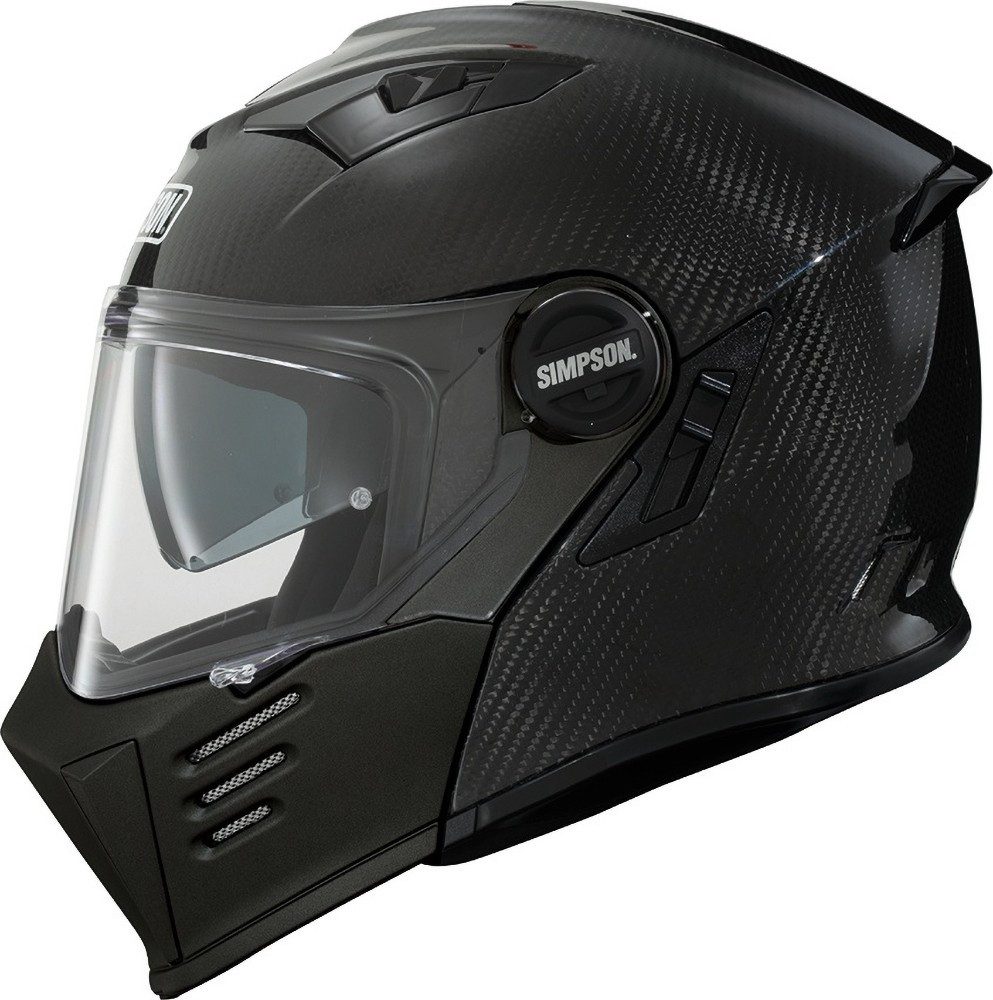 Simpson Motorradhelm Helmet Ece22.06 Darksome