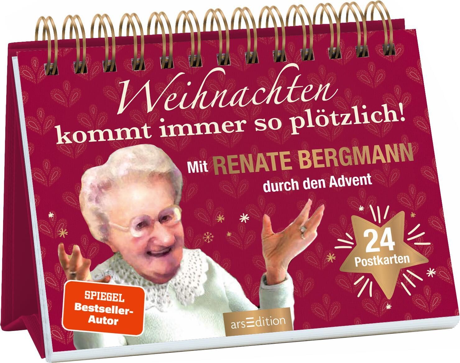 Ars Edition Adventskalender Weihnachten kommt immer so plötzlich!