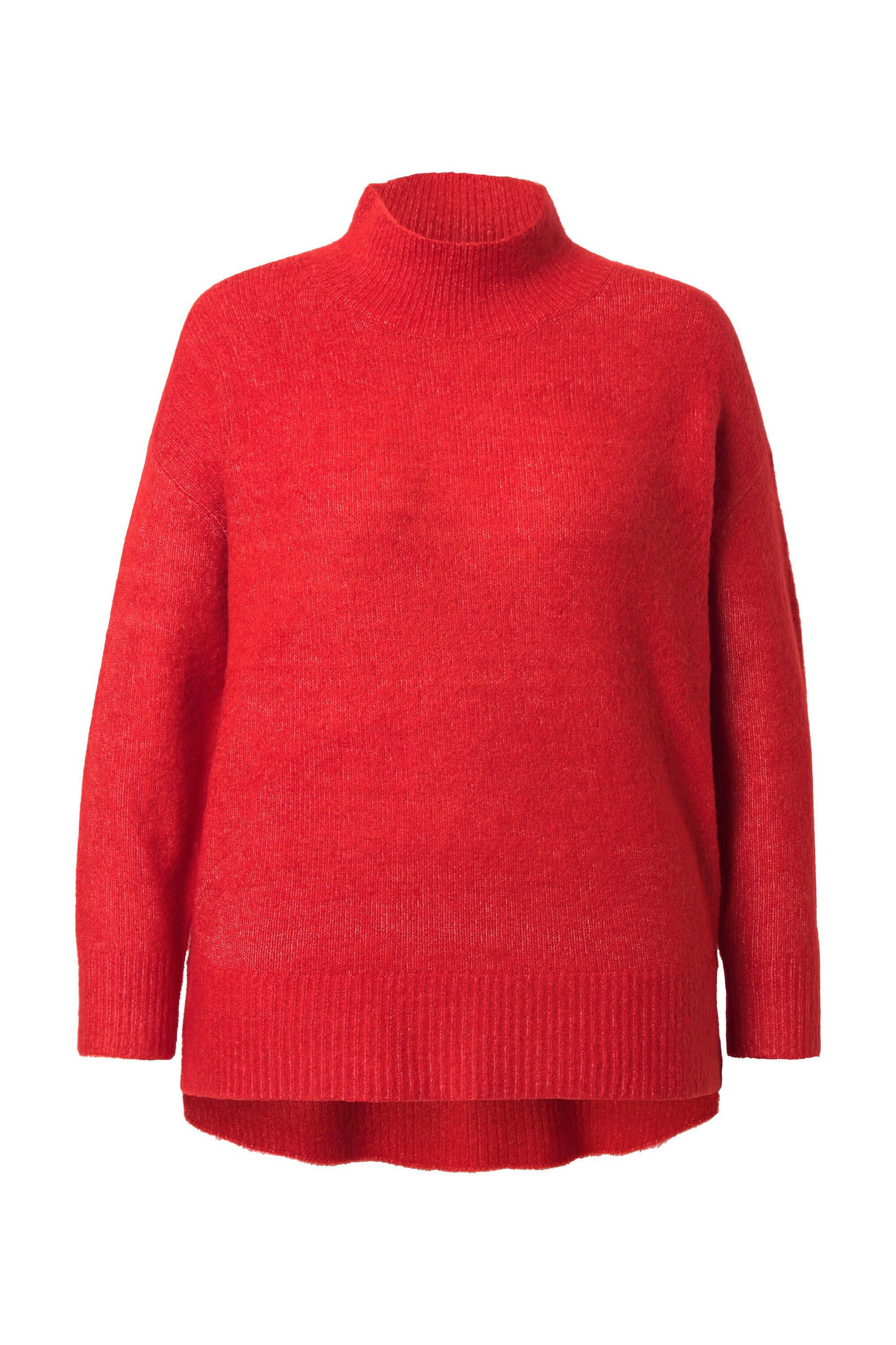 Laurasøn Strickpullover Pullover Langarm Stehkragen