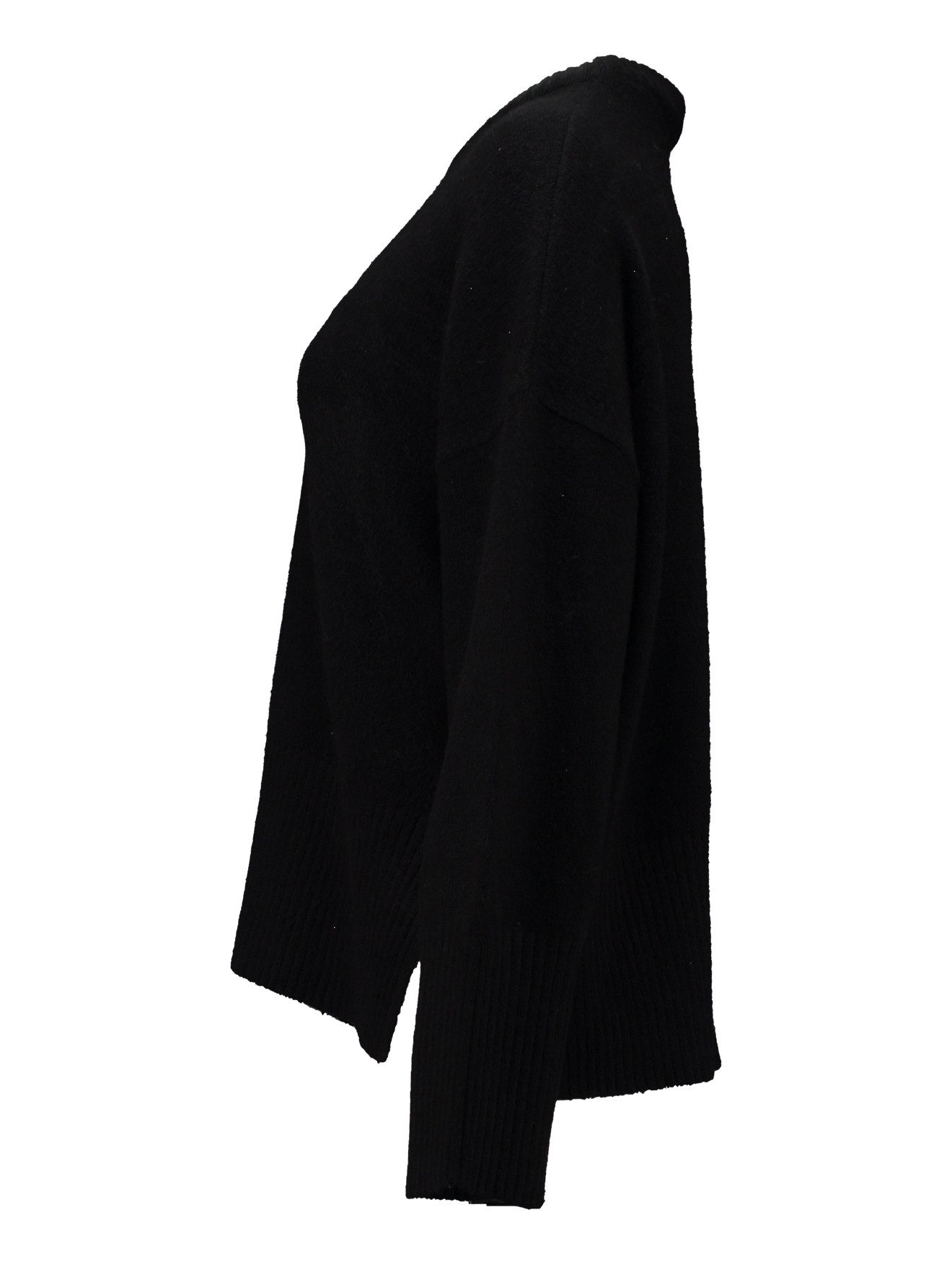 HaILY’S Longpullover Gemütlicher Basic-Pullover mit Rippdetails (1-tlg) LS günstig online kaufen