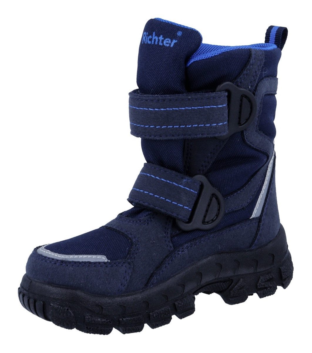 Richter Davos WMS: Weit Winterstiefel Klettstiefel in Schuhweite: Weit, Größenschablone zum Download