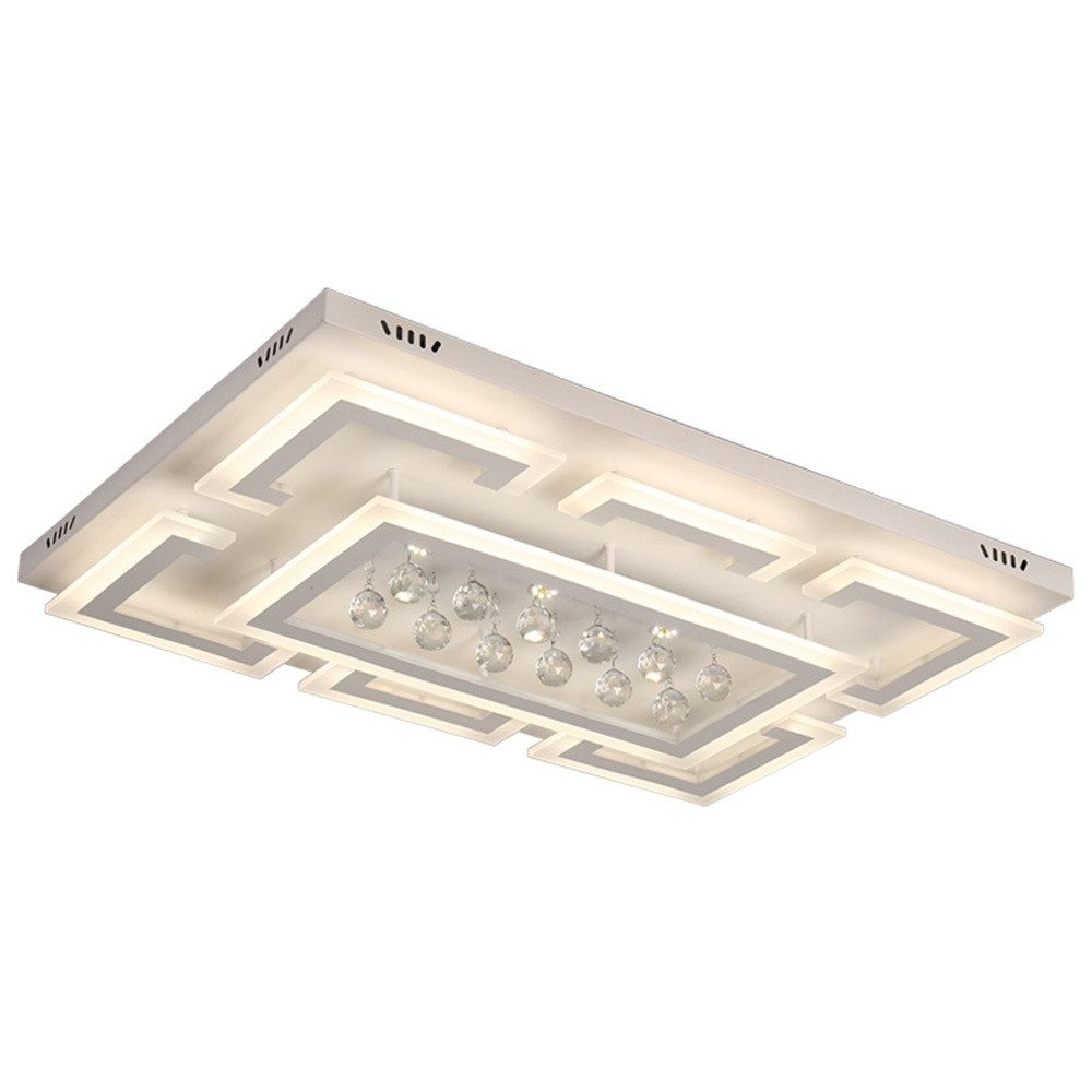 Eurohandisplay LED Deckenleuchte LED Pendelleuchte Kristall Fernbedienung D günstig online kaufen