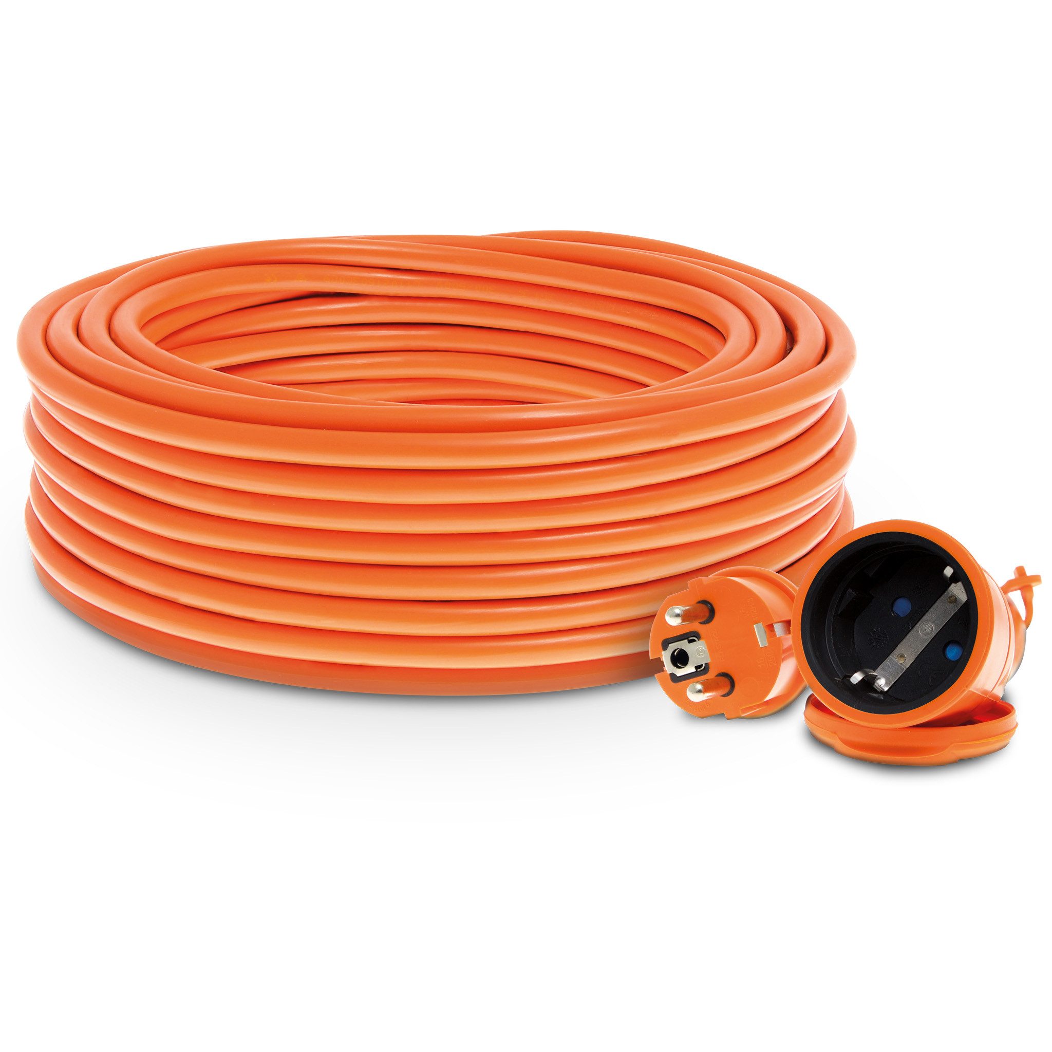 Plastrol KEL Garten Verlängerungskabel 15 m H05VV-F 3x1,5 SCHUKO Verlängerungskabel, (15 cm)