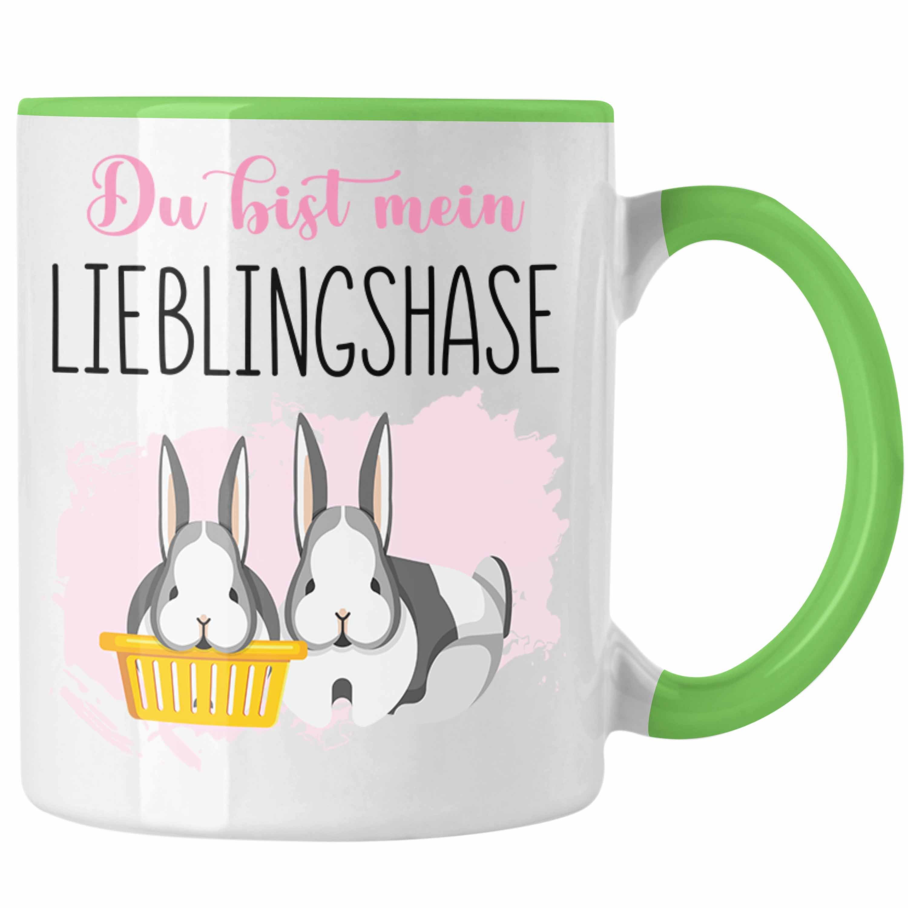 Trendation Tasse Trendation - Lieblingshase Geschenk Tasse Liebste Person Beste Freundin Bester Freund Geschenk Grün