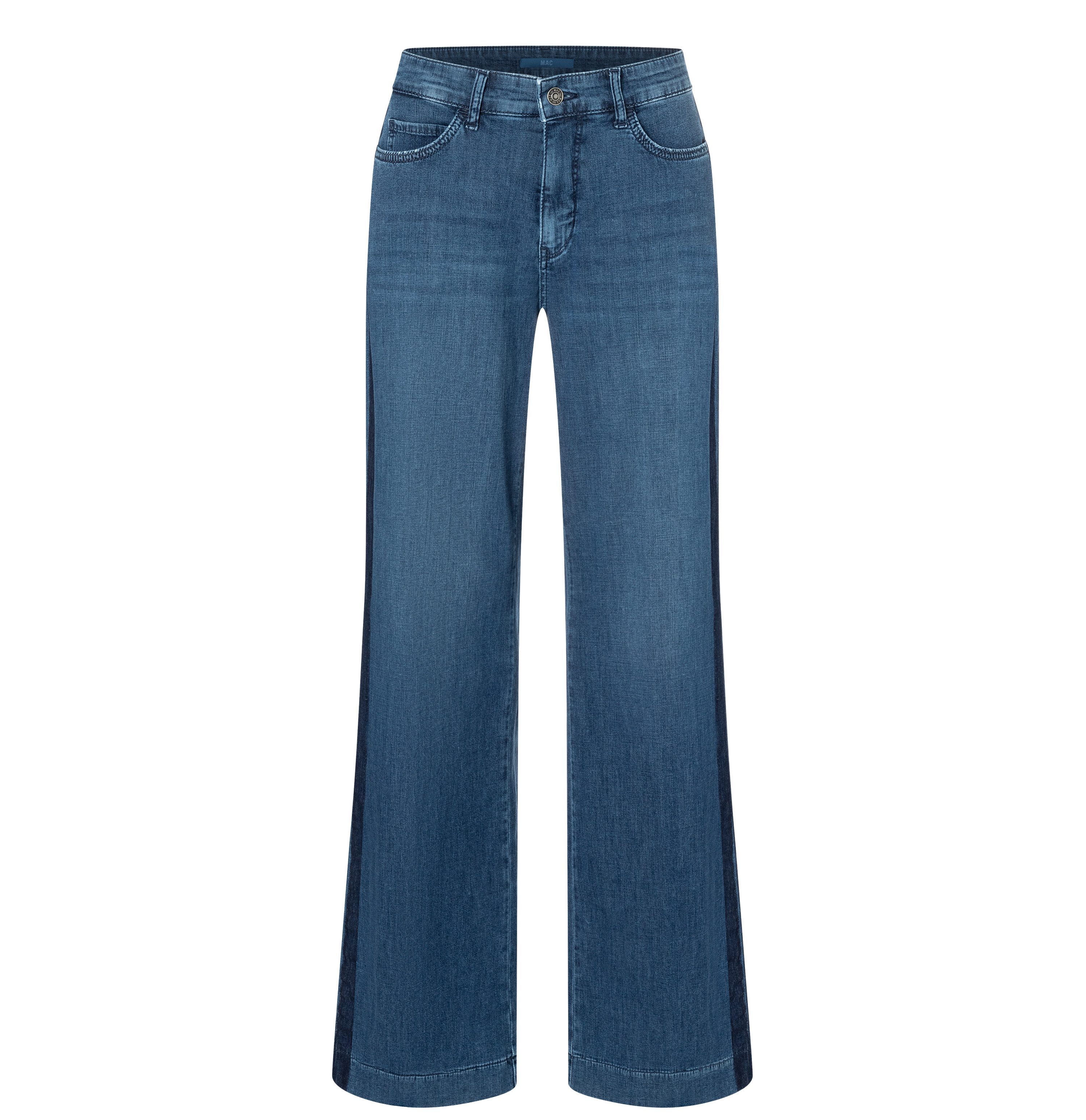 MAC Weite Jeans PURE galloon im Five-Pocket Style