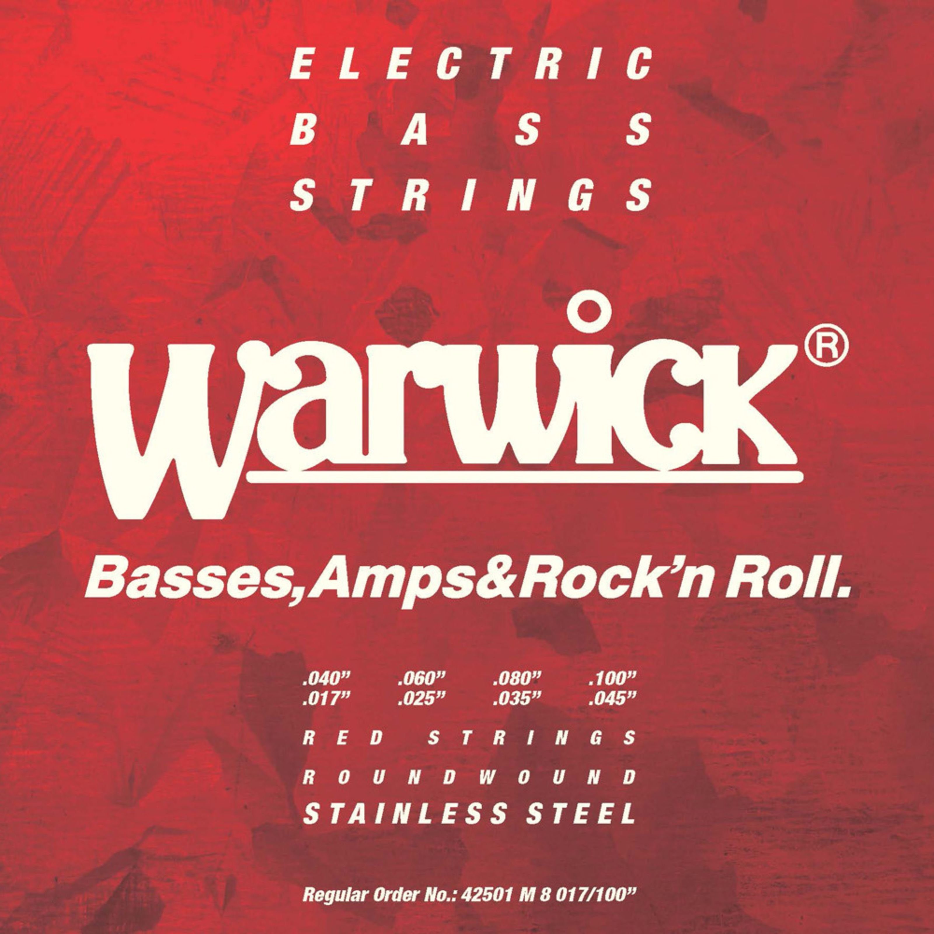 Warwick Saiten, (42501), 42501 - Saitensatz für 8-Saiter E-Bass