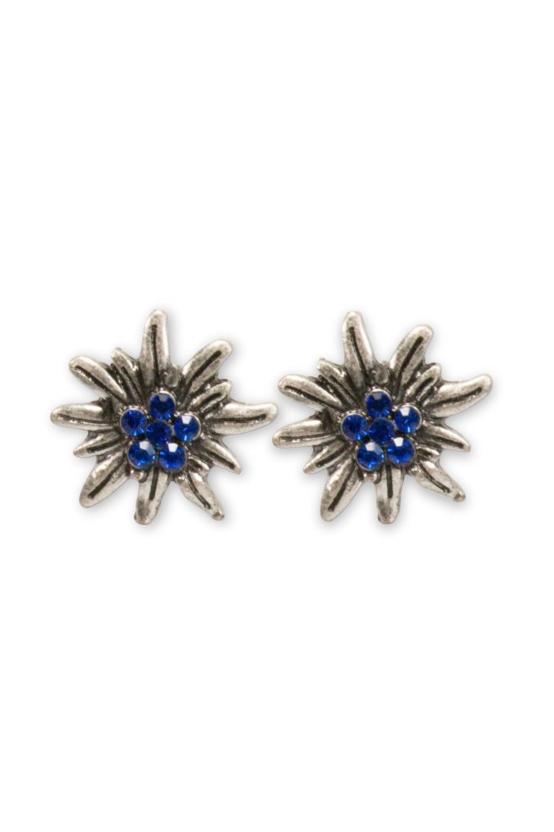 Alpenflüstern Ohrhänger-Set Ohrstecker - STRASS-EDELWEISS II günstig online kaufen