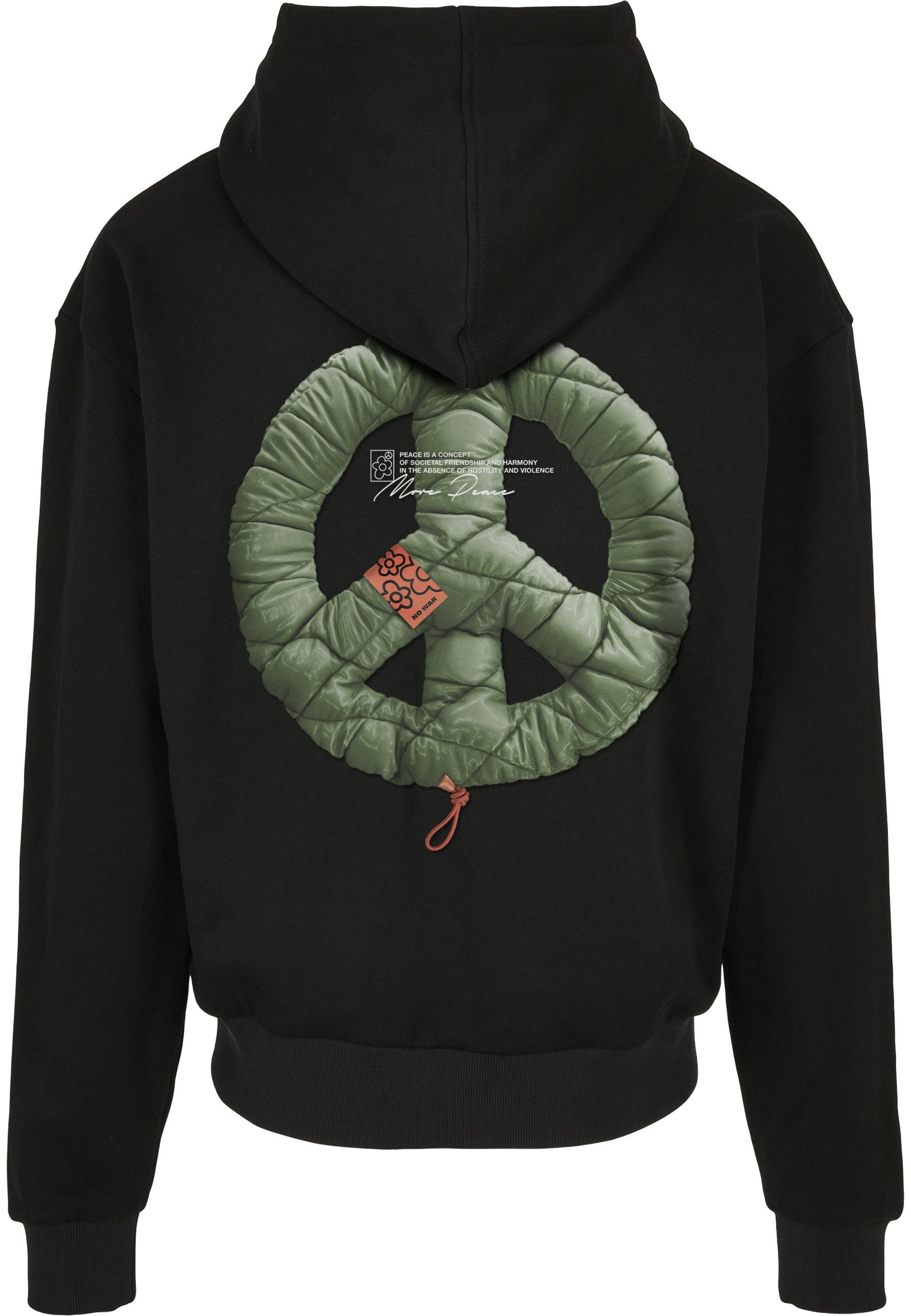 MisterTee Langarmshirt MisterTee Unisex Puffer Peace Heavy Oversize Zip Hoody (1-tlg)