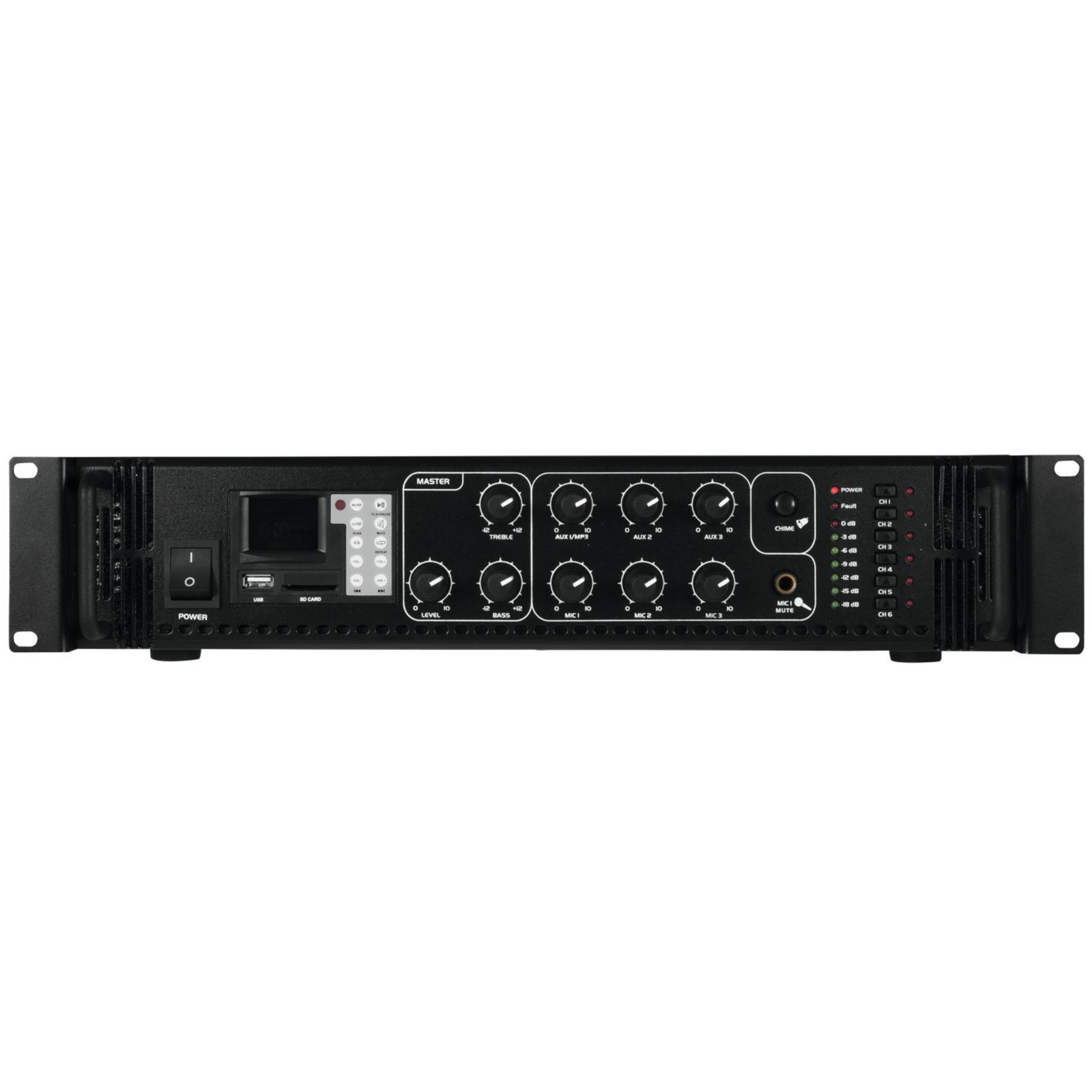 Omnitronic Endverstärker (MPZ-500.6P Mischverstärker - Endstufe)