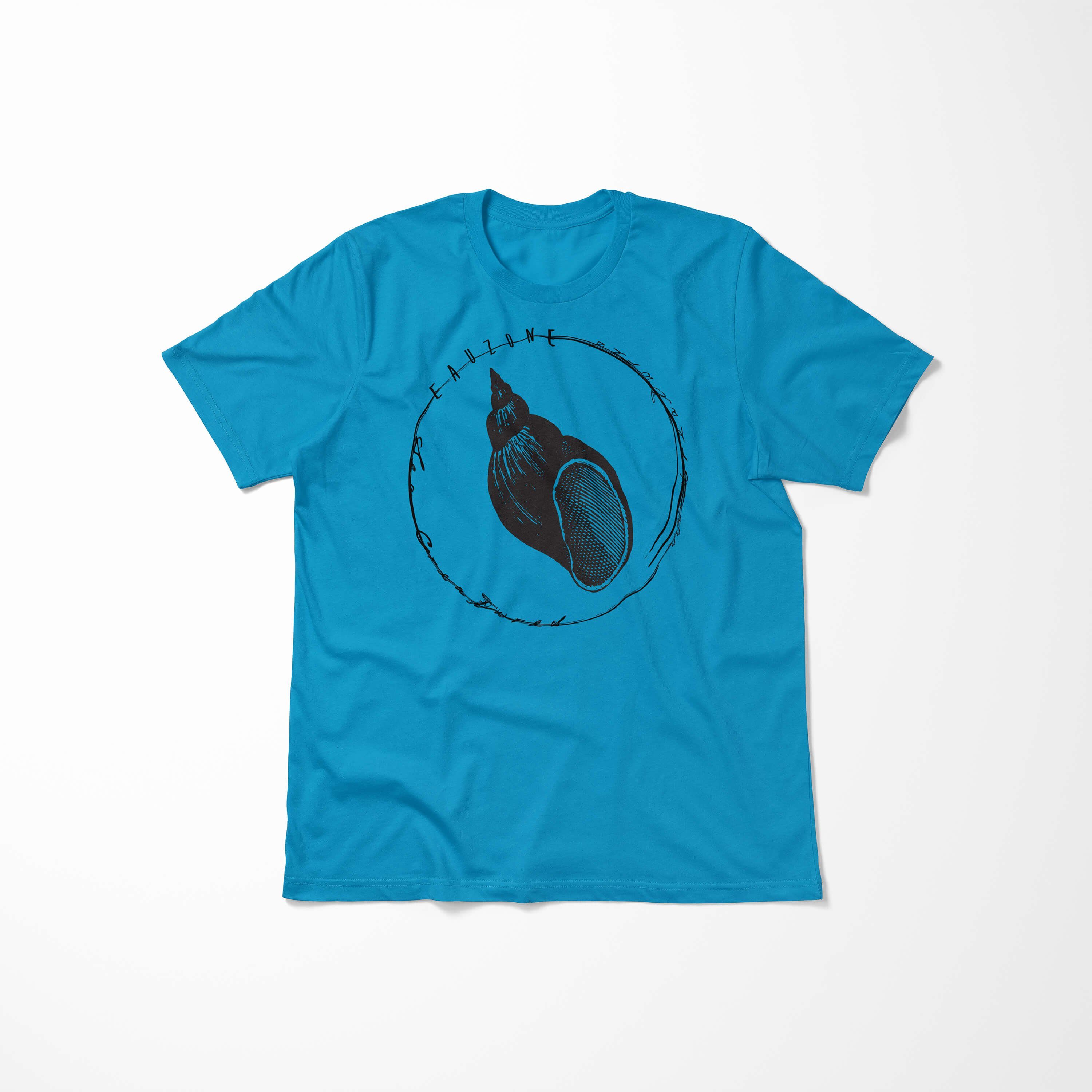 Atoll sportlicher Sea Struktur und 032 Creatures, Sea Sinus Fische / - Serie: feine Tiefsee T-Shirt T-Shirt Schnitt Art