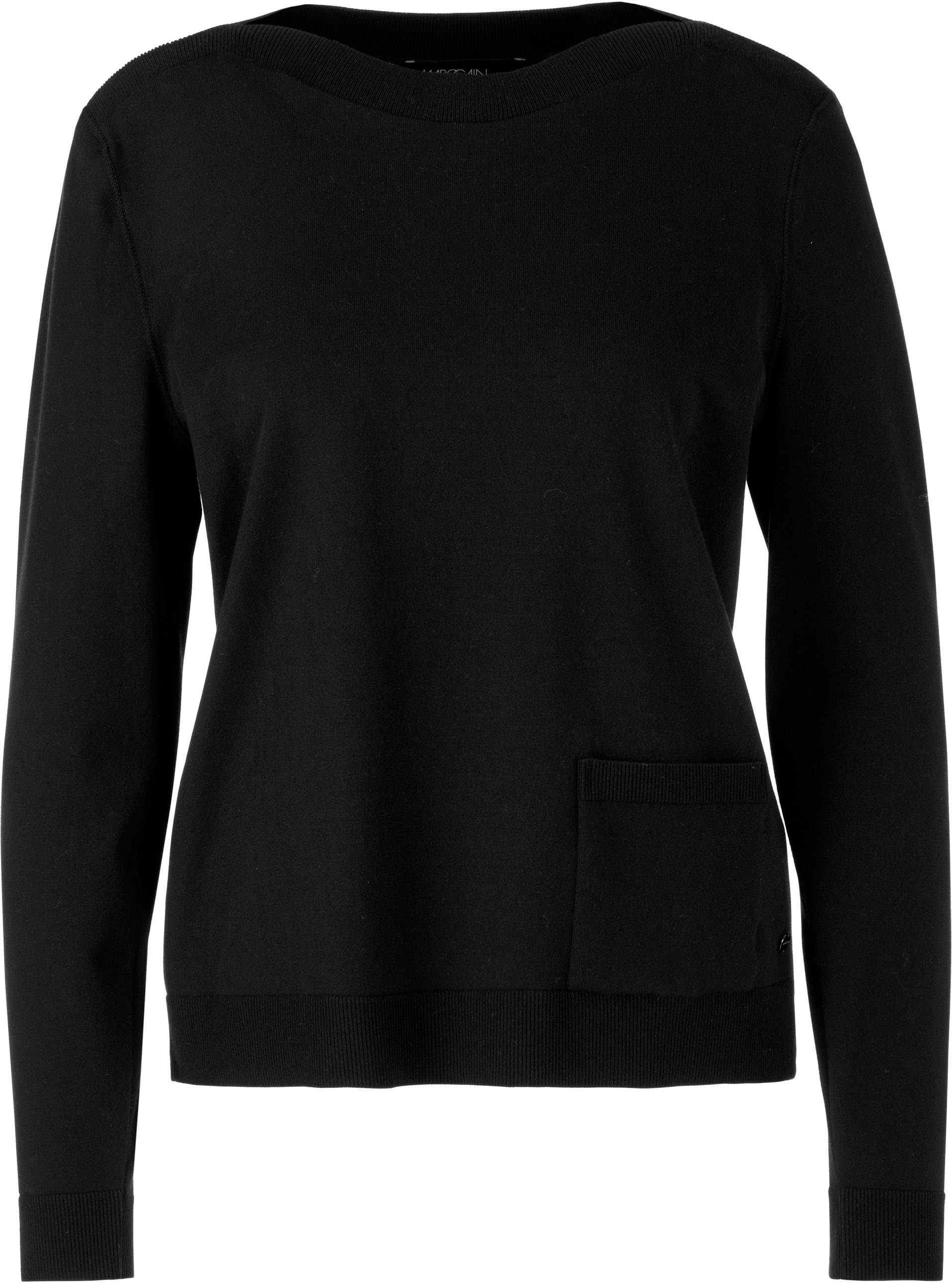 Marc Cain Rundhalspullover "Collection Essential" Premium Damenmode Pullover "Rethink Together"