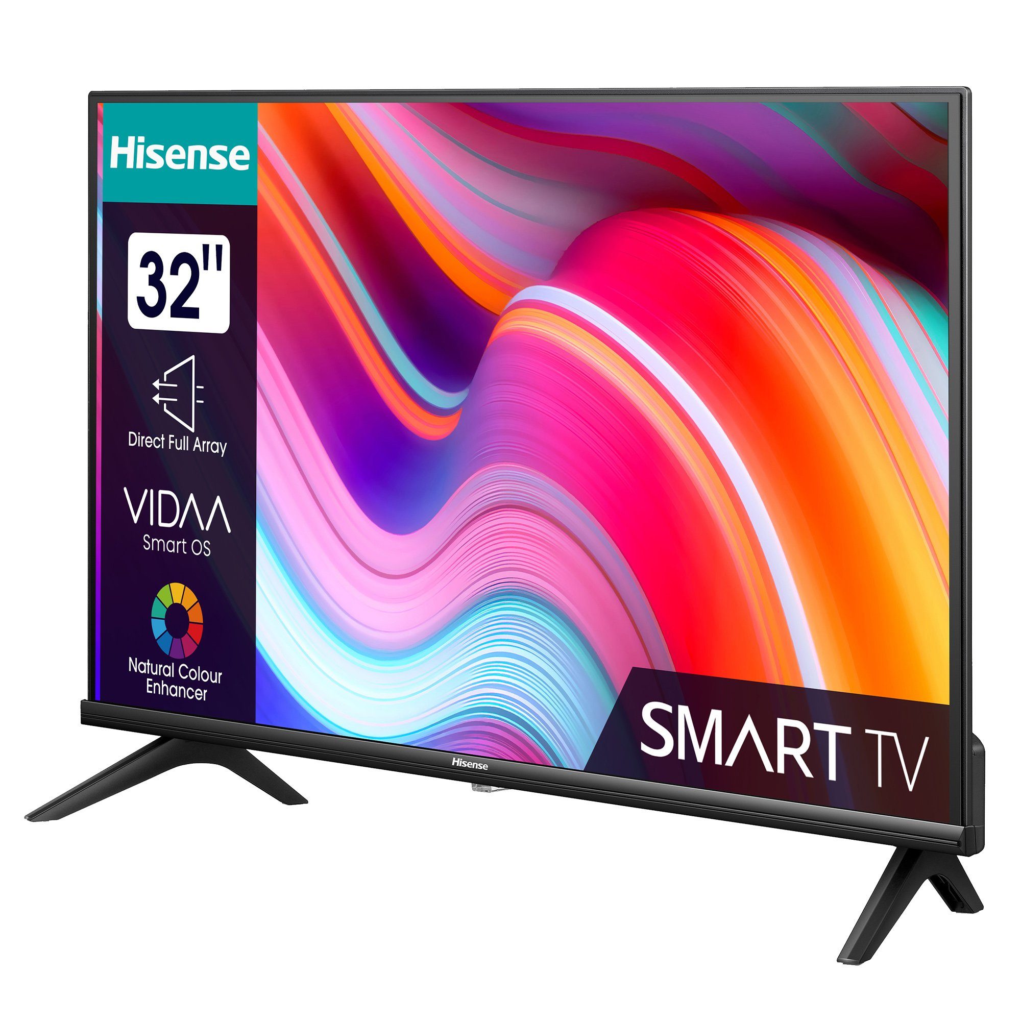 Hisense 32A4K LED-Fernseher (80,00 cm/32 Zoll, HD Ready, Smart-TV, HD Ready, Triple Tuner, VIDAA U6, DLED)