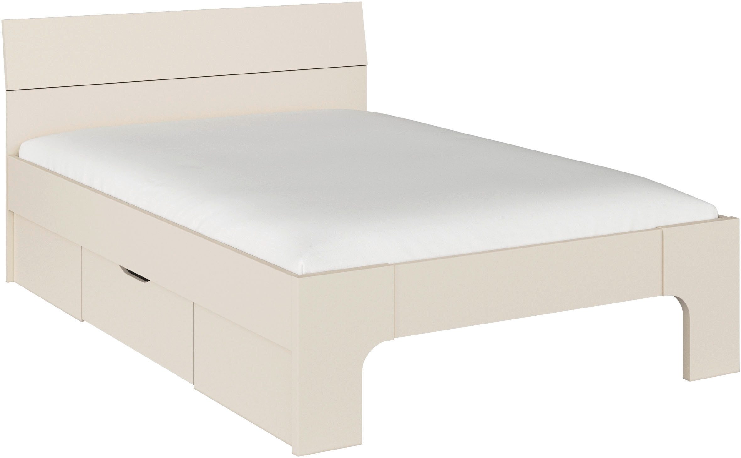 OTTO home Bett Schlafzimmermöbel Landhaus Einzelbett Doppelbett Stauraum MARLENE (Breite 90x200 cm oder 140x200 cm), in 2 Breiten mit geräumigem Schubkasten MADE IN GERMANY