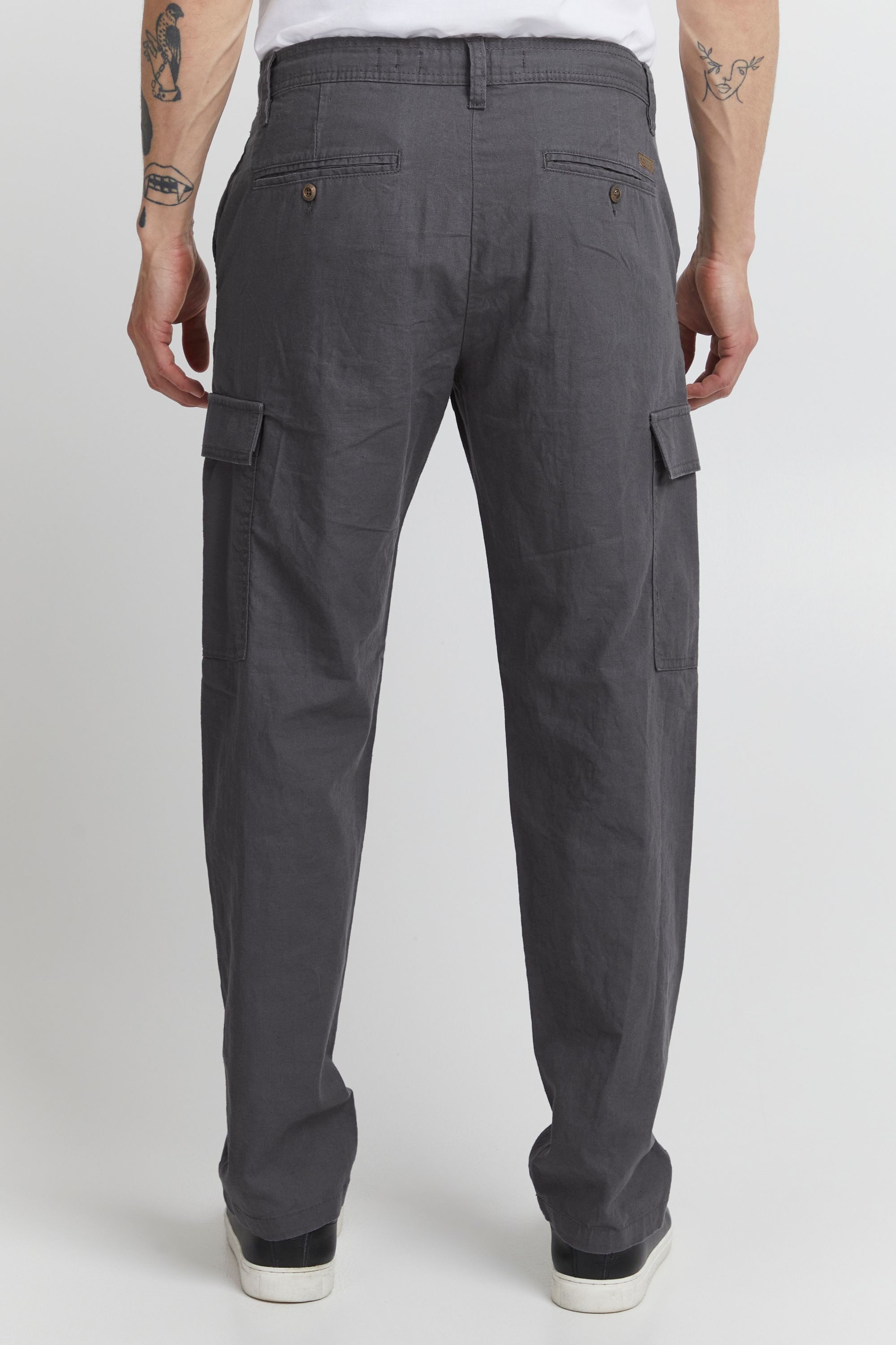 Indicode Cargohose IDMosat Cargohose aus Leinenmix