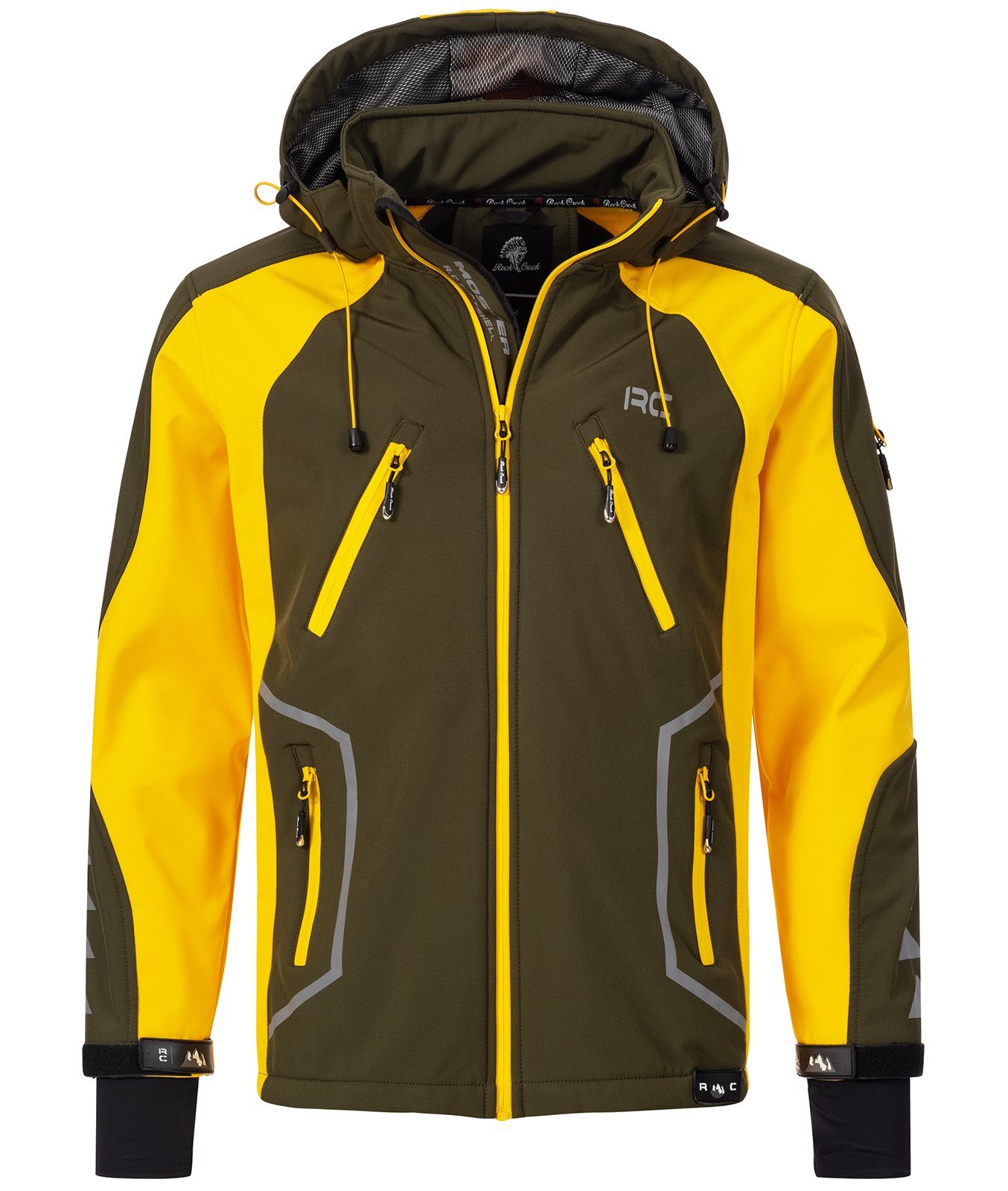 Rock Creek Softshelljacke Herren Softshelljacke Wanderjacke günstig online kaufen