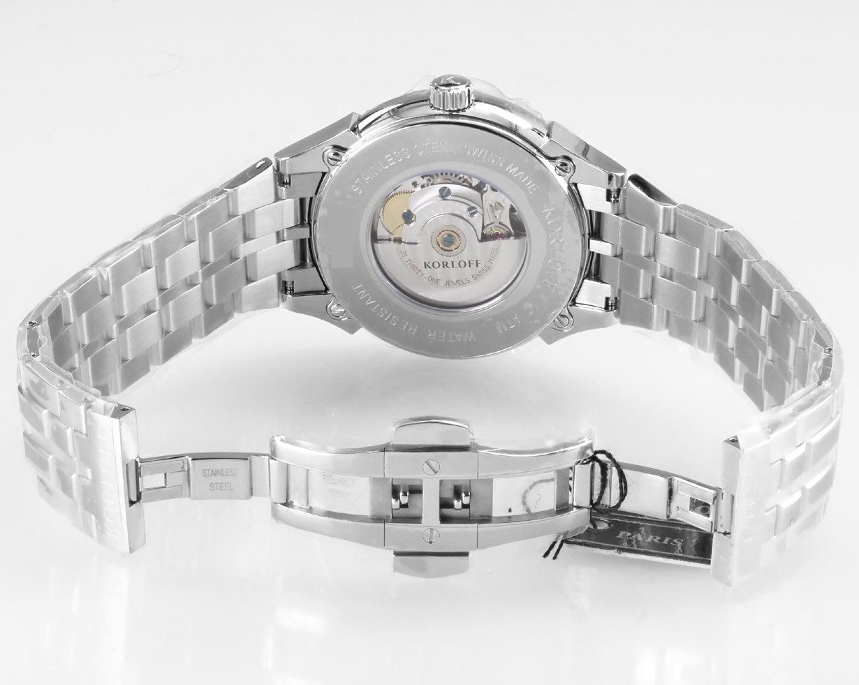 Korloff Schweizer Uhr Automatik Herren Uhr 04WA1470008