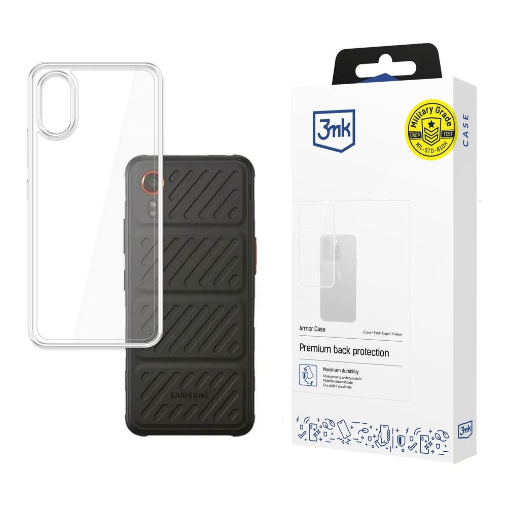 3MK Smartphone-Hülle 3mk Armor Case für Samsung Galaxy XCover 7 – transparent, Verstärkte Ecken, Fallschutz 175 cm, Military Grade