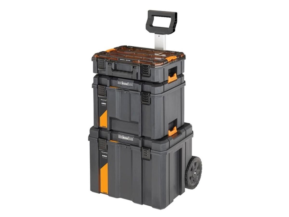 DeWalt Aufbewahrungsbox DWST60452-1 (Set), Kompatibel mit dem DEWALT TSTAK-System, inkl. 10 Sortiereinsätzen