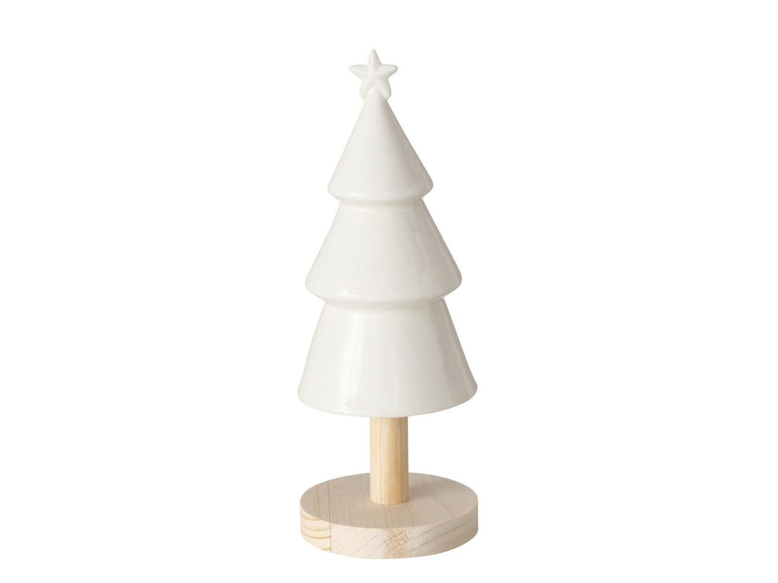 BOLTZE Dekofigur Shelter Baum weiß 25cm (1 Stück)