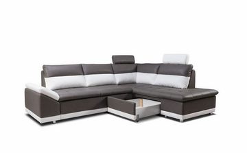 JVmoebel Ecksofa Schlafsofa Sofa Couch Polster Eck Sofas Couchen Sitzecke Stoff Textil, Made in Europe