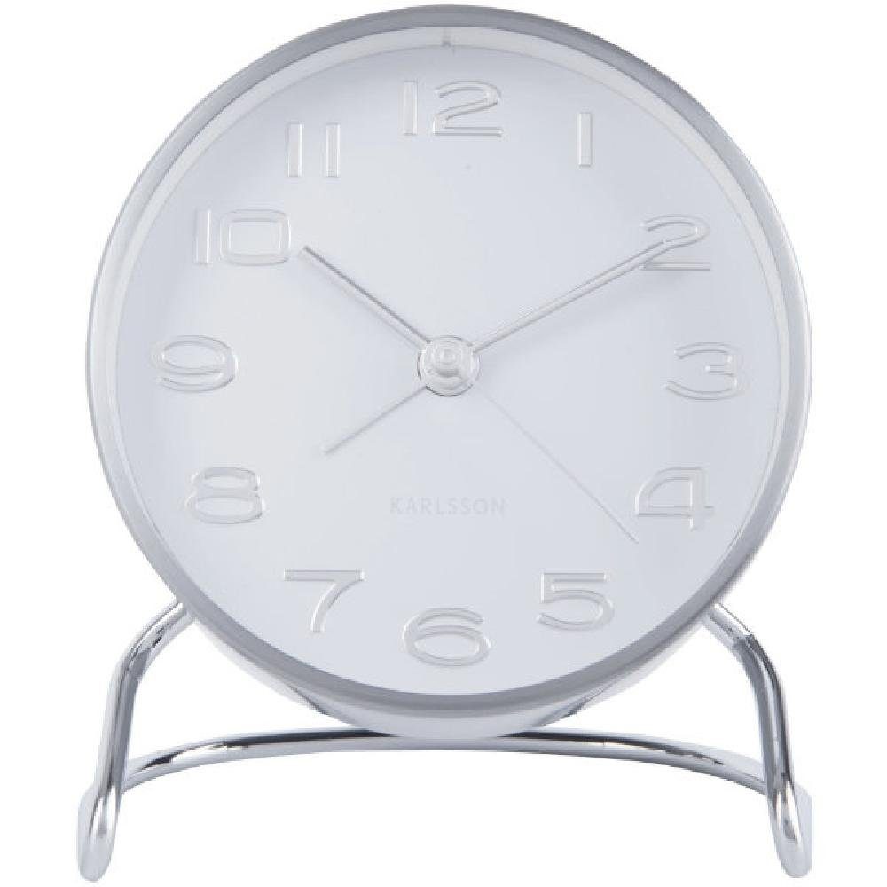 Karlsson Uhr Wecker Classical White Numbers