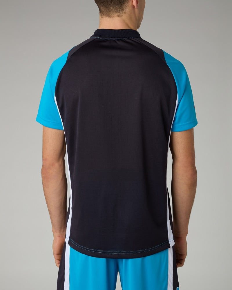 Australian Poloshirt League Ace 2025 türkis/blau Herren