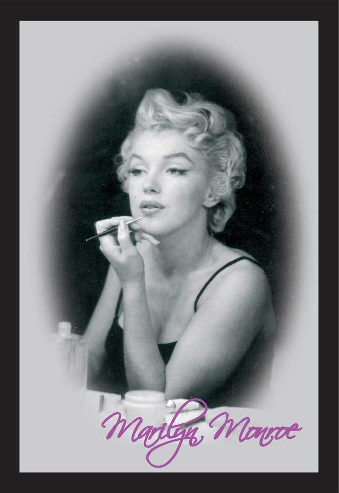 Dekospiegel KS194 Monroe, Marilyn - Make Up - Bedruckter Spiegel