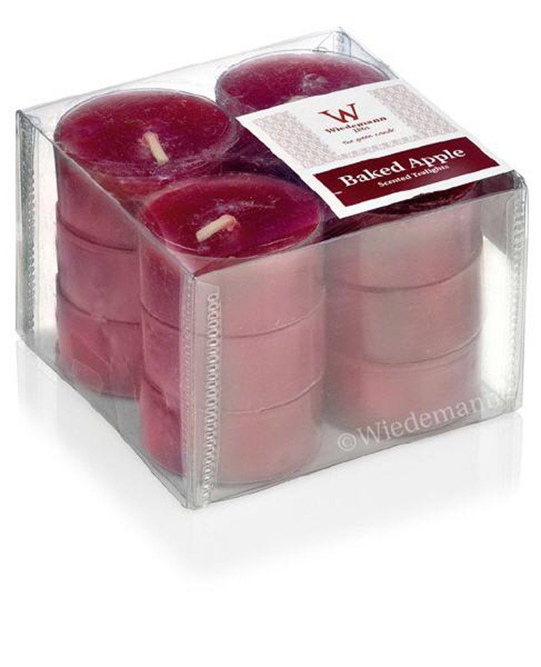 Wiedemann Kerzen Duftkerze Duftteelichter Bratapfel, 16 x 37 mm, Inhalt 12 günstig online kaufen