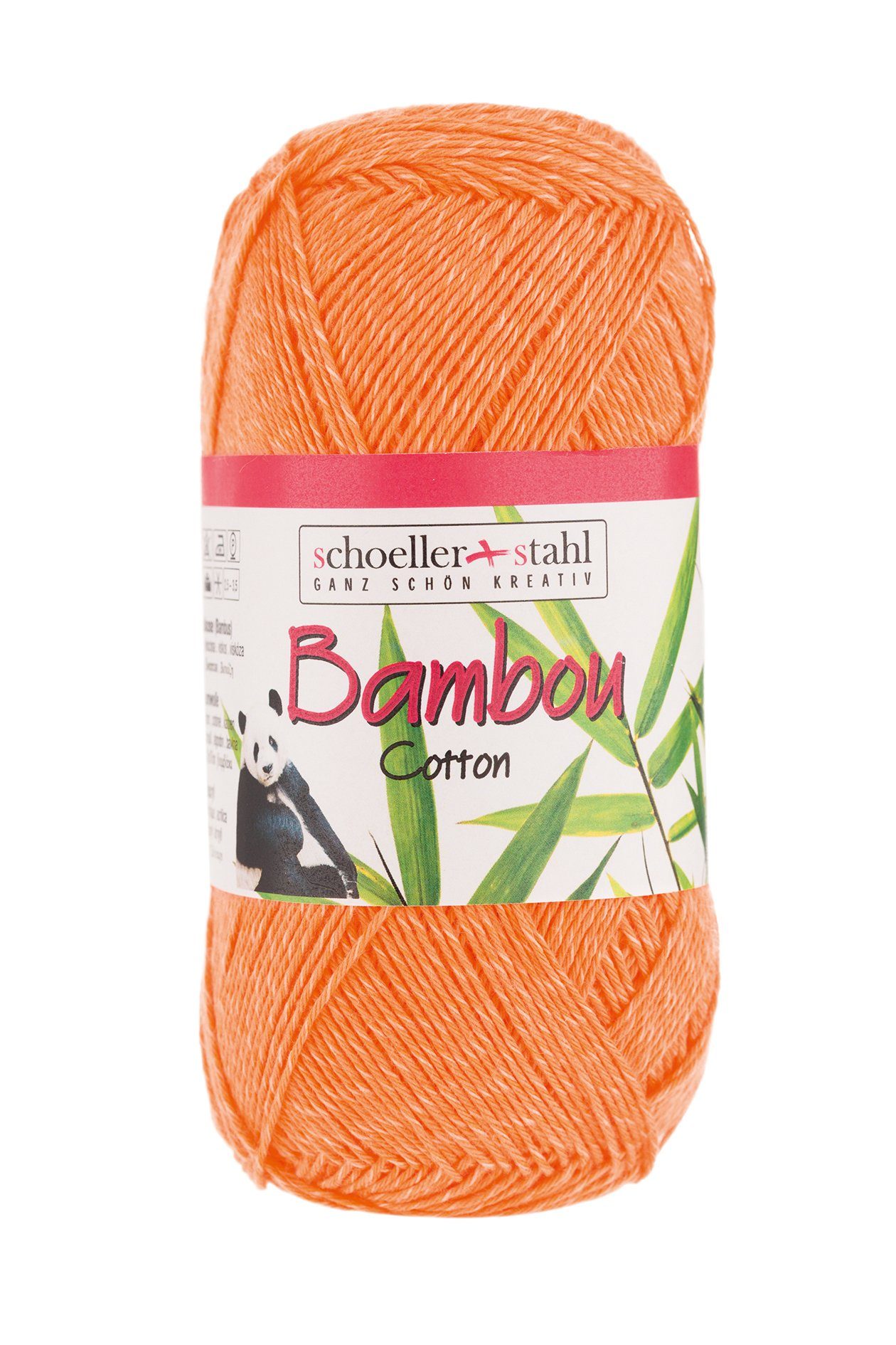Schoeller + Stahl Garn Bambou Cotton Häkelwolle, 400,00 m, 14 klassische und leuchtende Farben