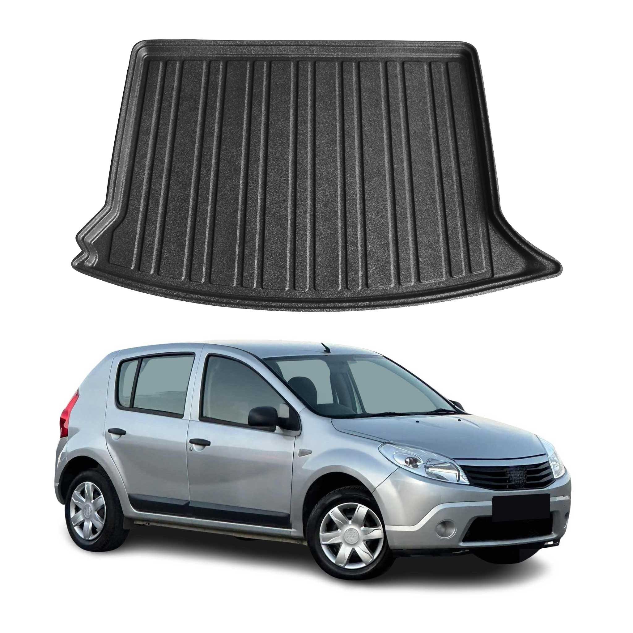 Kofferraummatte Kofferraumwanne für Dacia Sandero 2008-2012 Schrägheck 5tür Gummi