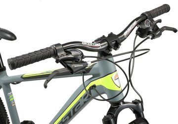 Bikestar Mountainbike, 21 Gang Shimano RD-TY300 Schaltwerk, Kettenschaltung, für Damen und Herren, Kettenschaltung