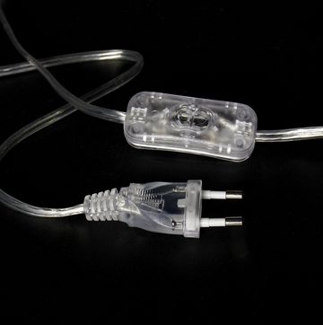 Licht-Erlebnisse Nachttischlampe GING, ohne Leuchtmittel, Skandinavische Tischlampe Anthrazit Dreibein E14