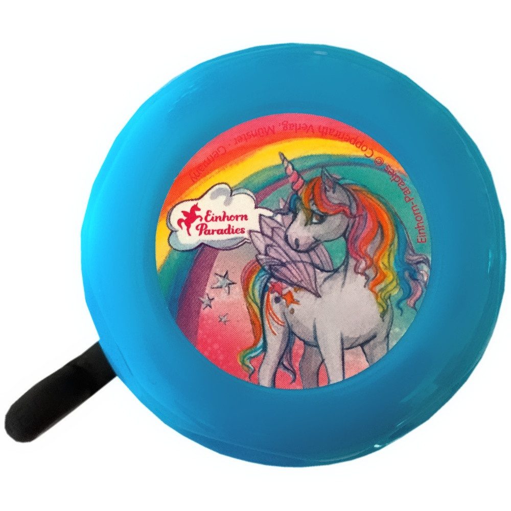 Bike Fashion Fahrradklingel Bike Fashion Kinderglocke Einhorn Paradies" farblich sortiert + blau r