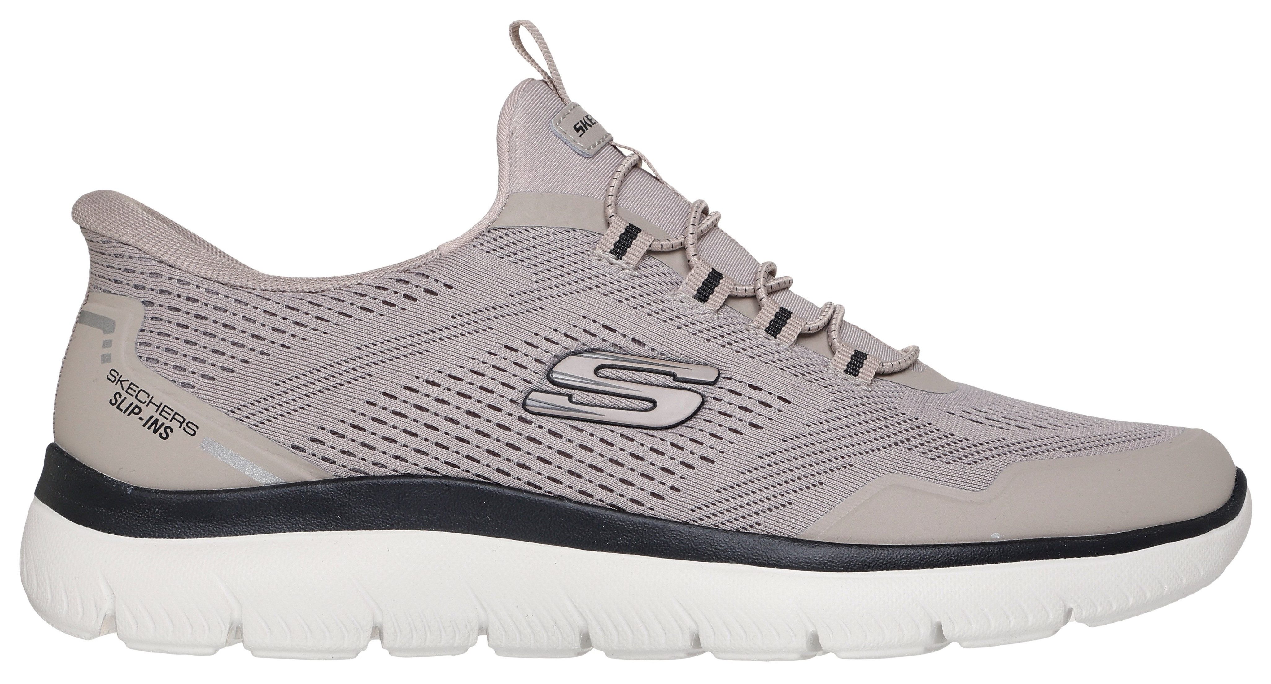 Skechers SUMMITS Slip-On Sneaker Freizeitschuh, Schnürschuh mit Memory Foam