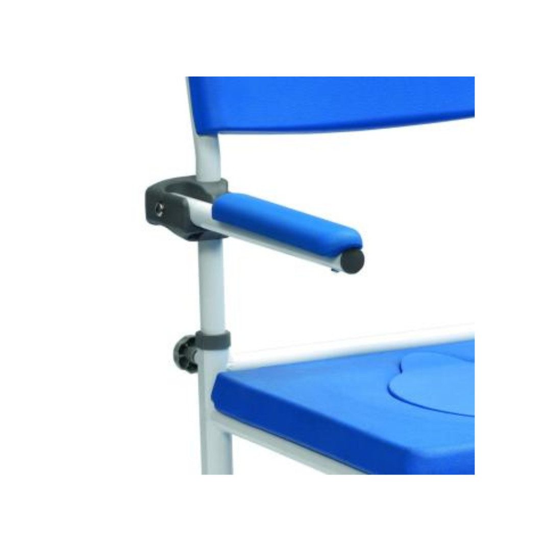 Drive Medical Dusch-Toilettenrollstuhl Dusch-Toilettenrollstuhl Aston 5" Räder