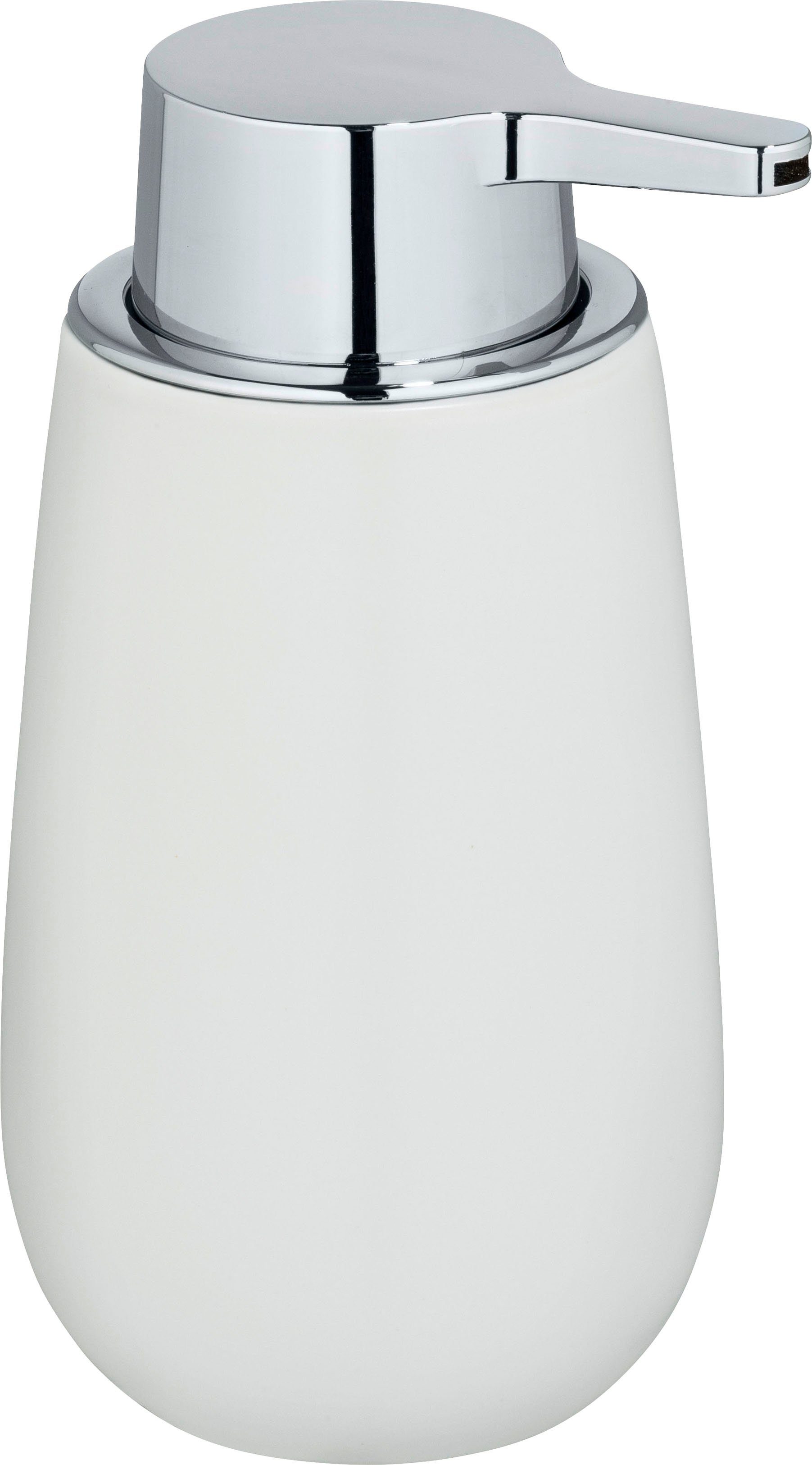 WENKO Seifenspender Badi, (1-tlg), Weiß, Keramik, 320 ml günstig online kaufen