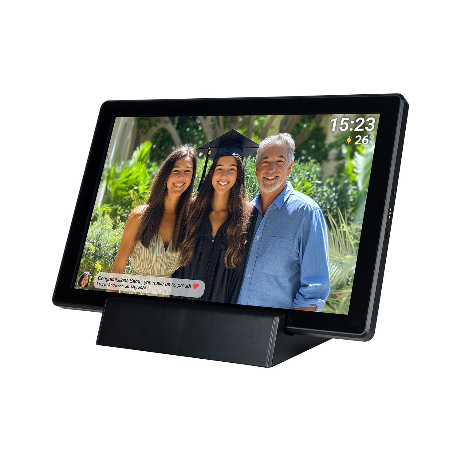 Denver Frameo PFF-1070 Digitaler Bilderrahmen (1.280 x 800 Pixel Pixel, 16 GB) – Bild 4 von 5