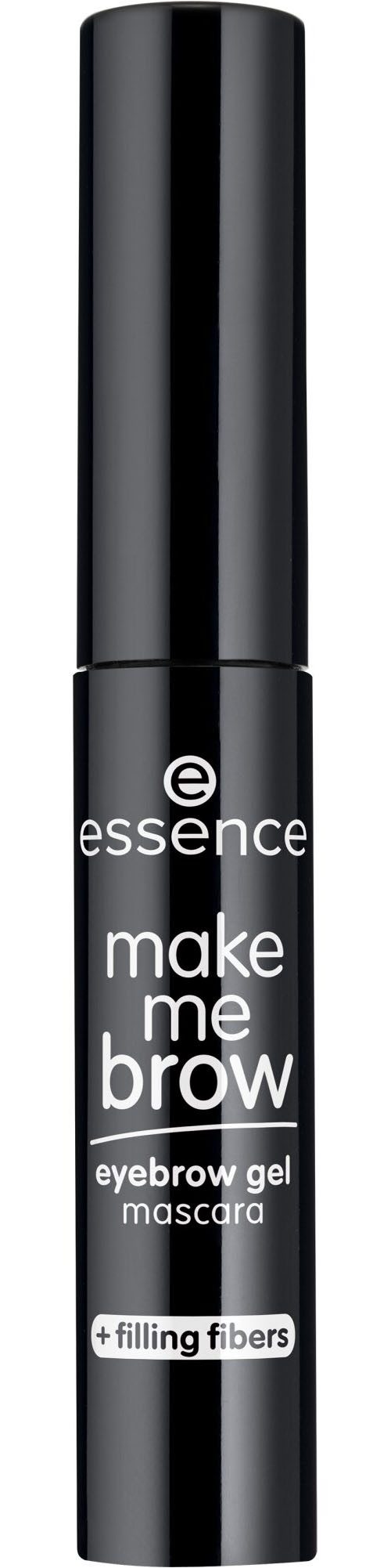 Essence Augenbrauen-Gel make me BROW eyebrow gel mascara, 3-tlg., Mit winzigen Fasern, bietet Farbe und Volumen, natürlicher Look.