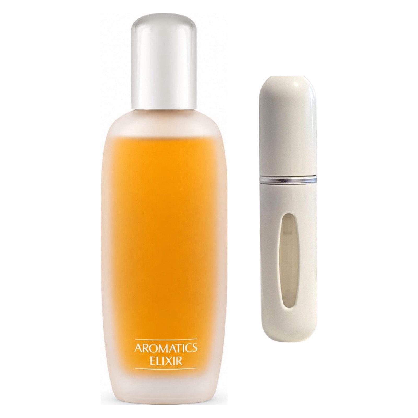 CLINIQUE Duft-Set Aromatics Elixir Parfum Spray – Chypre + Parfümzerstäuber (leer)