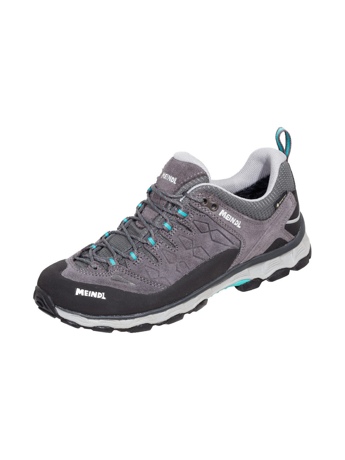 Meindl Meindl Lite Trail Lady GORE-TEX grau/türkis Wanderschuh GORE-TEX® – Winddicht, wasserdicht und atmungsaktiv