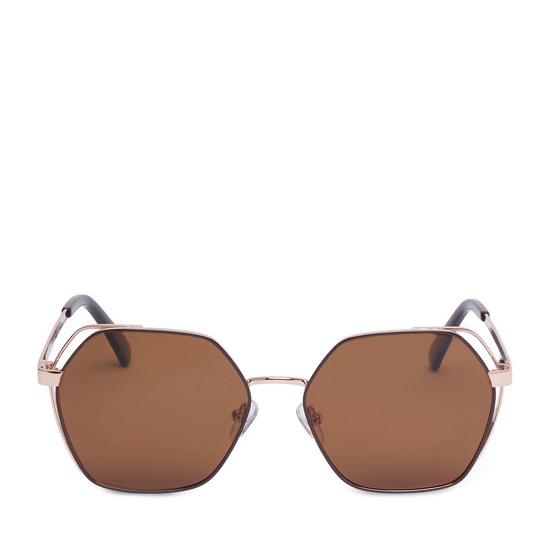 Nine West Sonnenbrille Nine West Damen-Sonnenbrille Gold