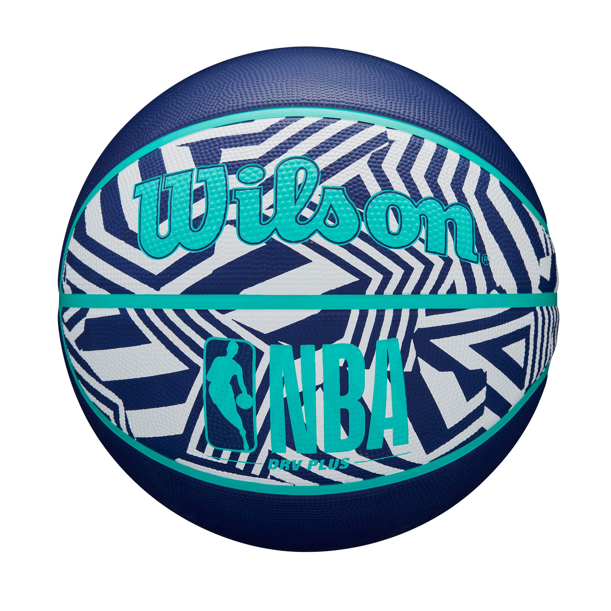 Wilson Basketball NBA DRV PLUS DAZZLE CAMO MINT, für Erwachsene, aus Gummi, mit griffiger Oberfläche