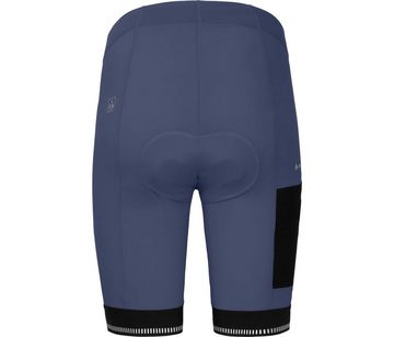 Bergson Fahrradhose SUNDRA COMFORT Bermuda (mit Sitzpolster) Damen Radshorts, bielastisch, tight, Normalgrößen, indigo blau