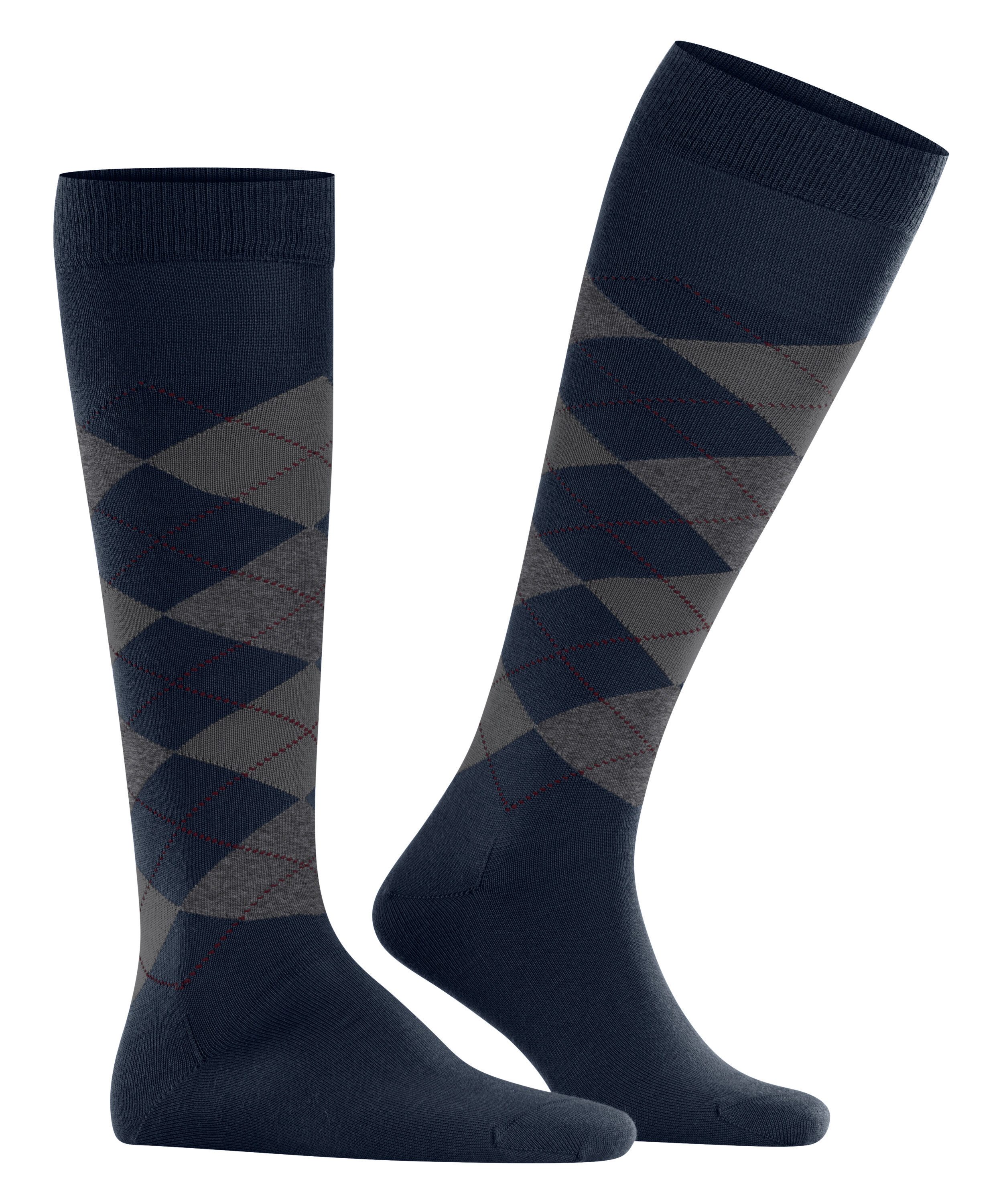 Burlington Kniestrümpfe Edinburgh Kniestrümpfe mit wärmender Schurwolle (1-Paar) mit wärmender Schurwolle
