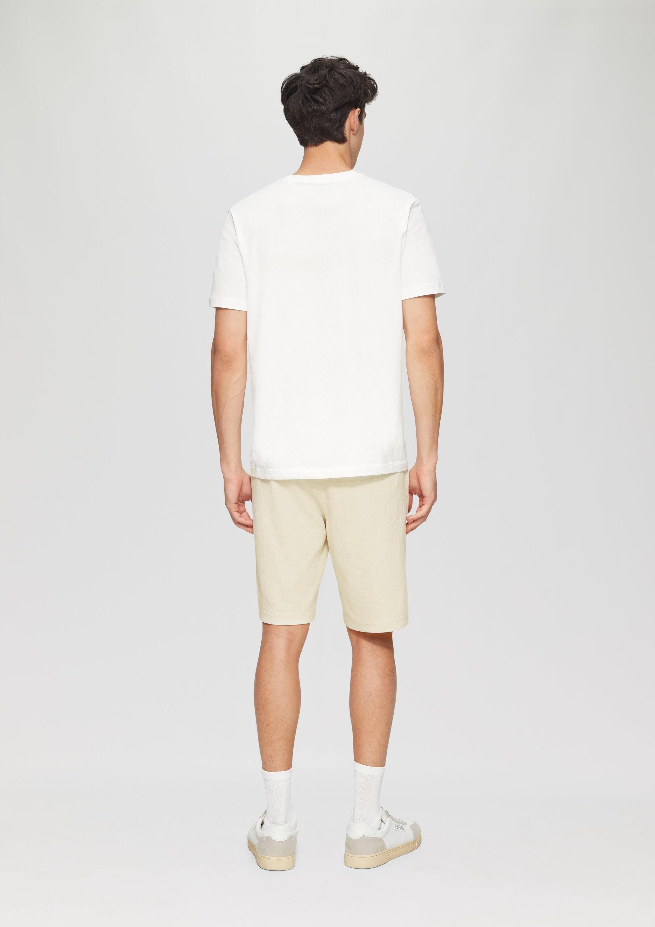 s.Oliver Shorts Bermuda DETROIT Detroit: Strukturierte Sweat-Bermuda im Relaxed Fit