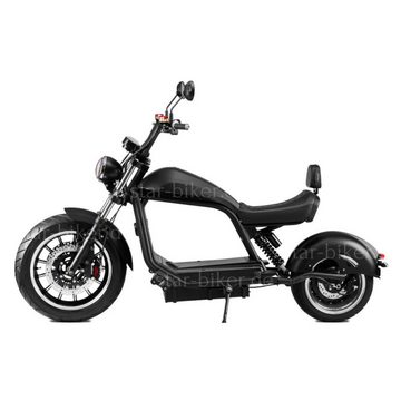 Star-Biker E-Motorroller Elektroroller Chopper, Luqi HL 6.0 s, 57Ah Akku, 4000 Watt, Bluetooth, 4000,00 W, 45 km/h