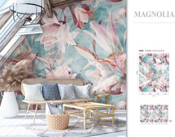 Marburg Fototapete Magnolia, glatt, matt, moderne Vliestapete für Wohnzimmer Schlafzimmer Küche