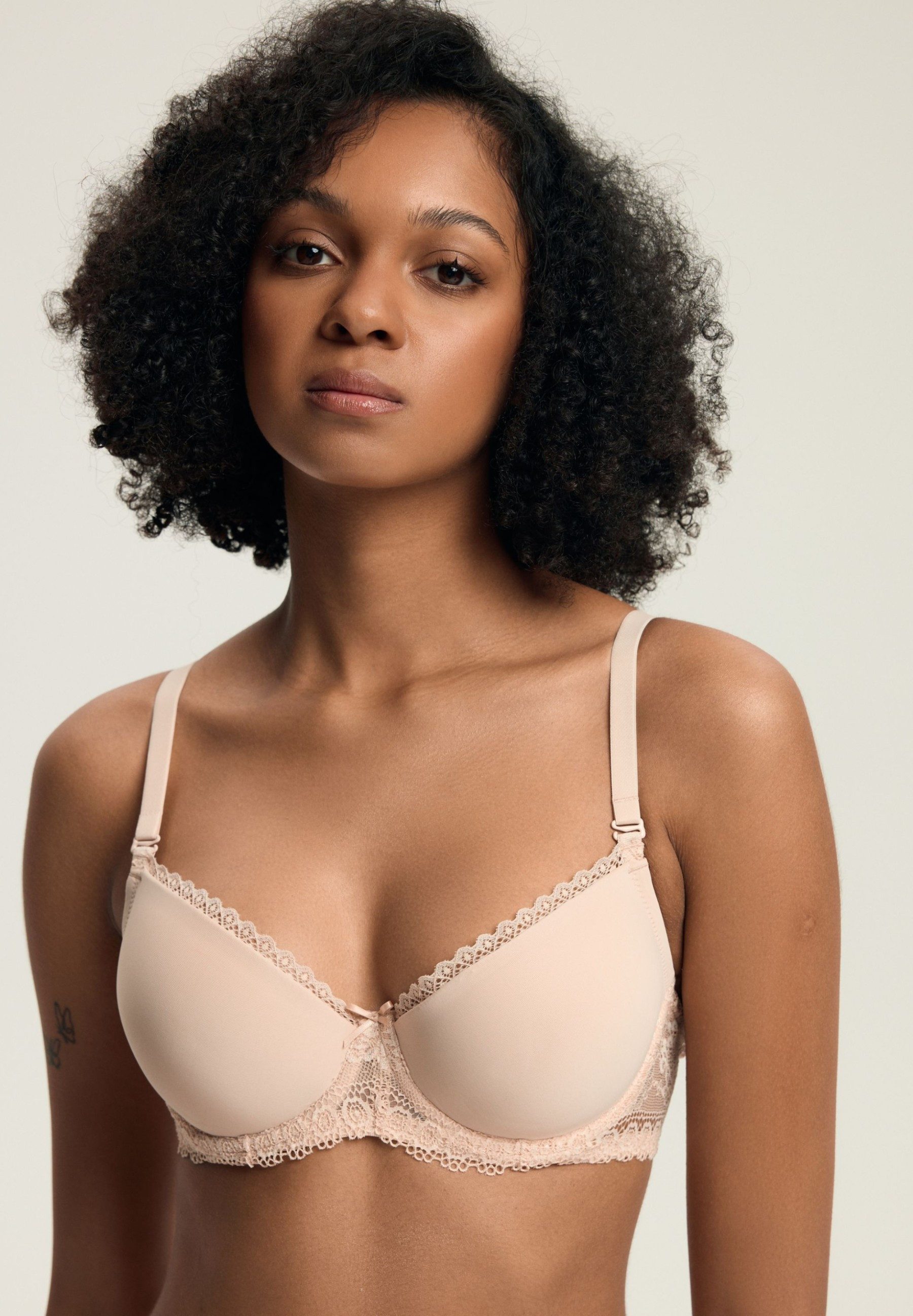 Henderson Push-up-BH Push-up-BH Julietta, glatte Cups, abnehmbare Träger