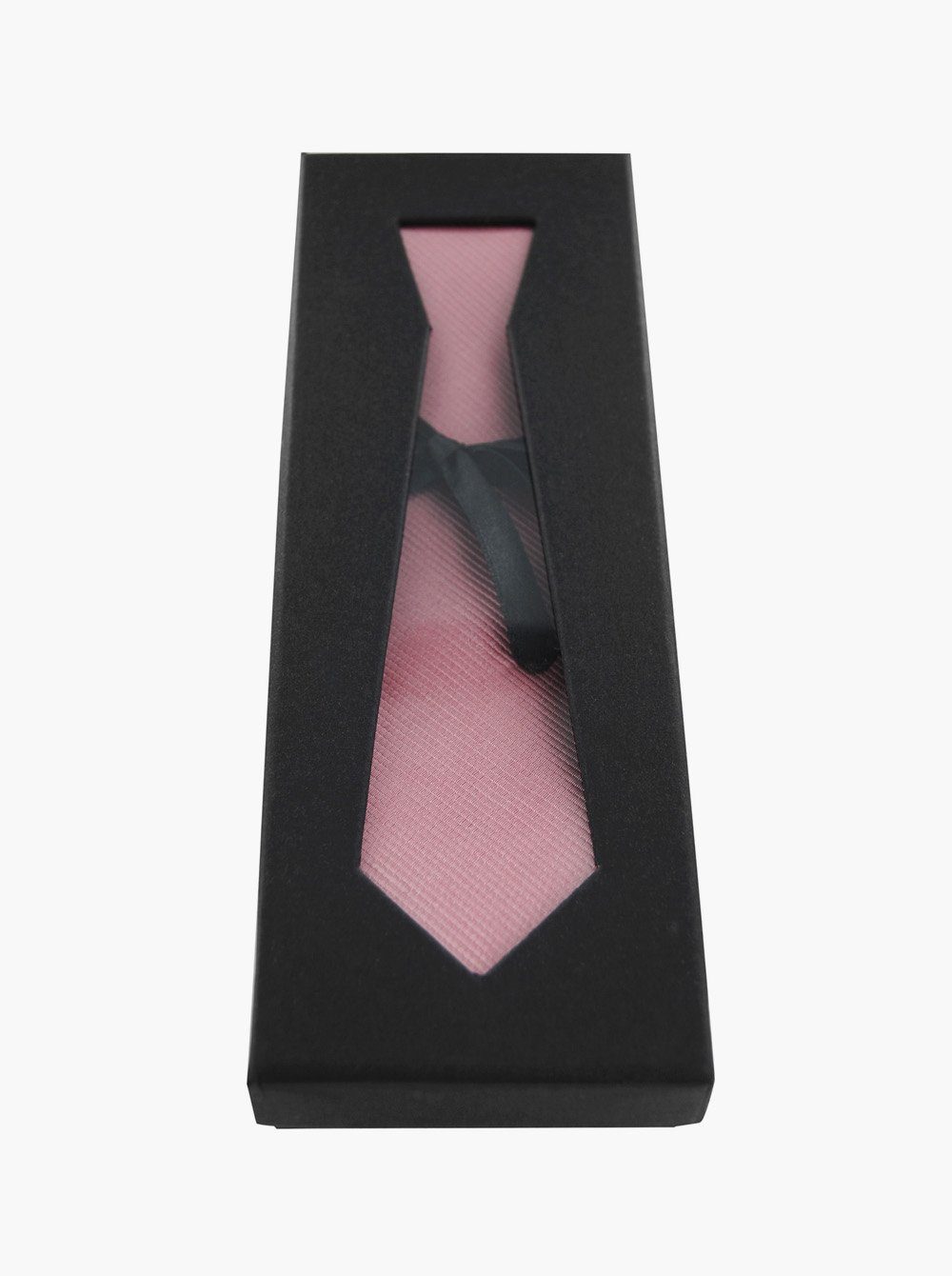 axy Krawatte Altrosa Geschenkbox Seidenkrawatte, Geschenk mit 5.0 cm Krawatte Herren perfektes breit einfarbig