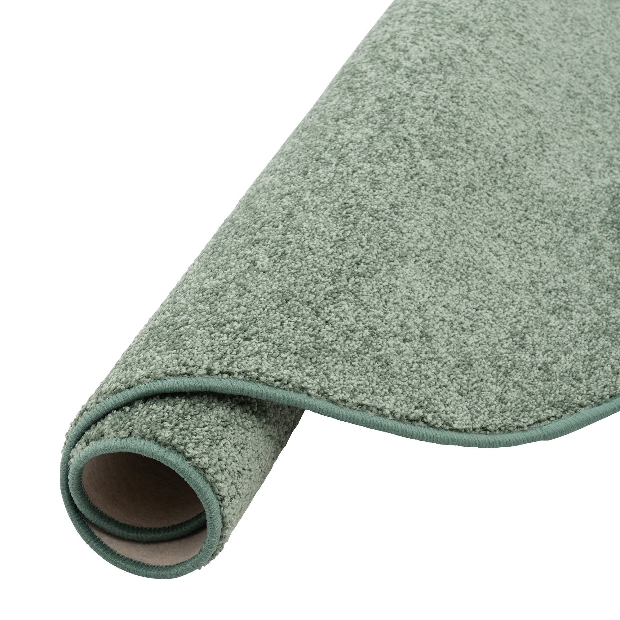 Snapstyle Hochflor-Teppich Hochflor Velours Teppich Cottage Rund, Rund, Höhe: 22 mm